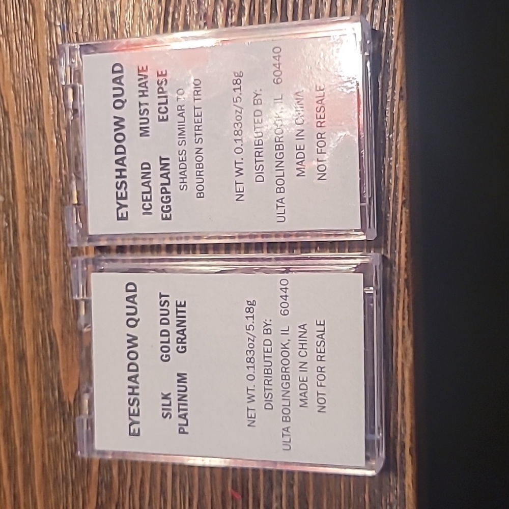 Ulta Beauty Dual Eyeshadow Sets - Cool Neutrals and Purples NEW - Picture 2 of 3